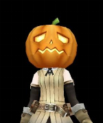 Gloomy Pumpkin Head